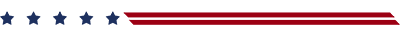 small portion of American flag with stars and stripes