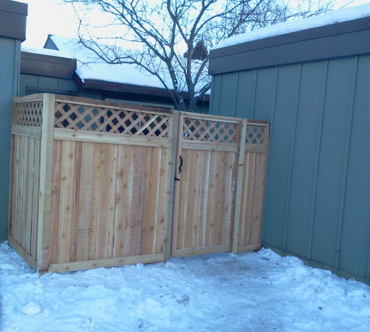 Privacy with Custom Accent - American Fence Company Des Moines
