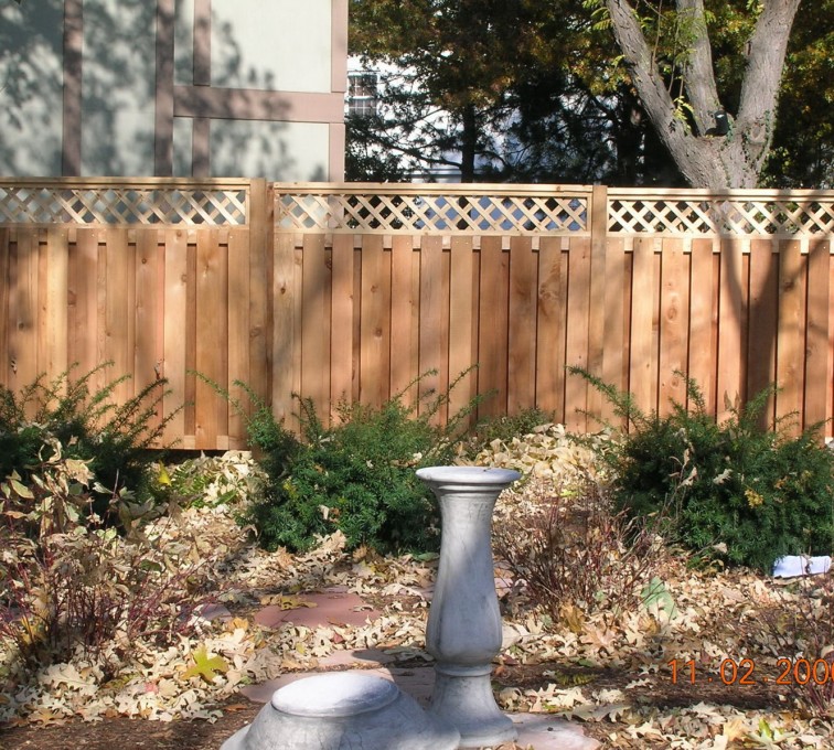 Privacy with Custom Accent - American Fence Company Des Moines