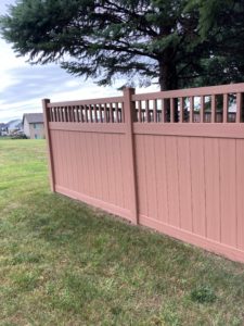 American Fence Company Des Moines wood solid fencing